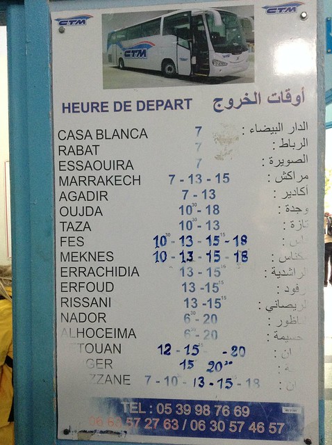 CTM bus schedule