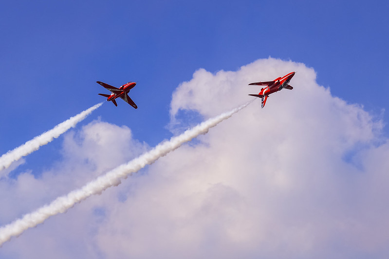 British RAF Red Arrows Aerobatic Team 英国红箭飞行表演队 Hawk