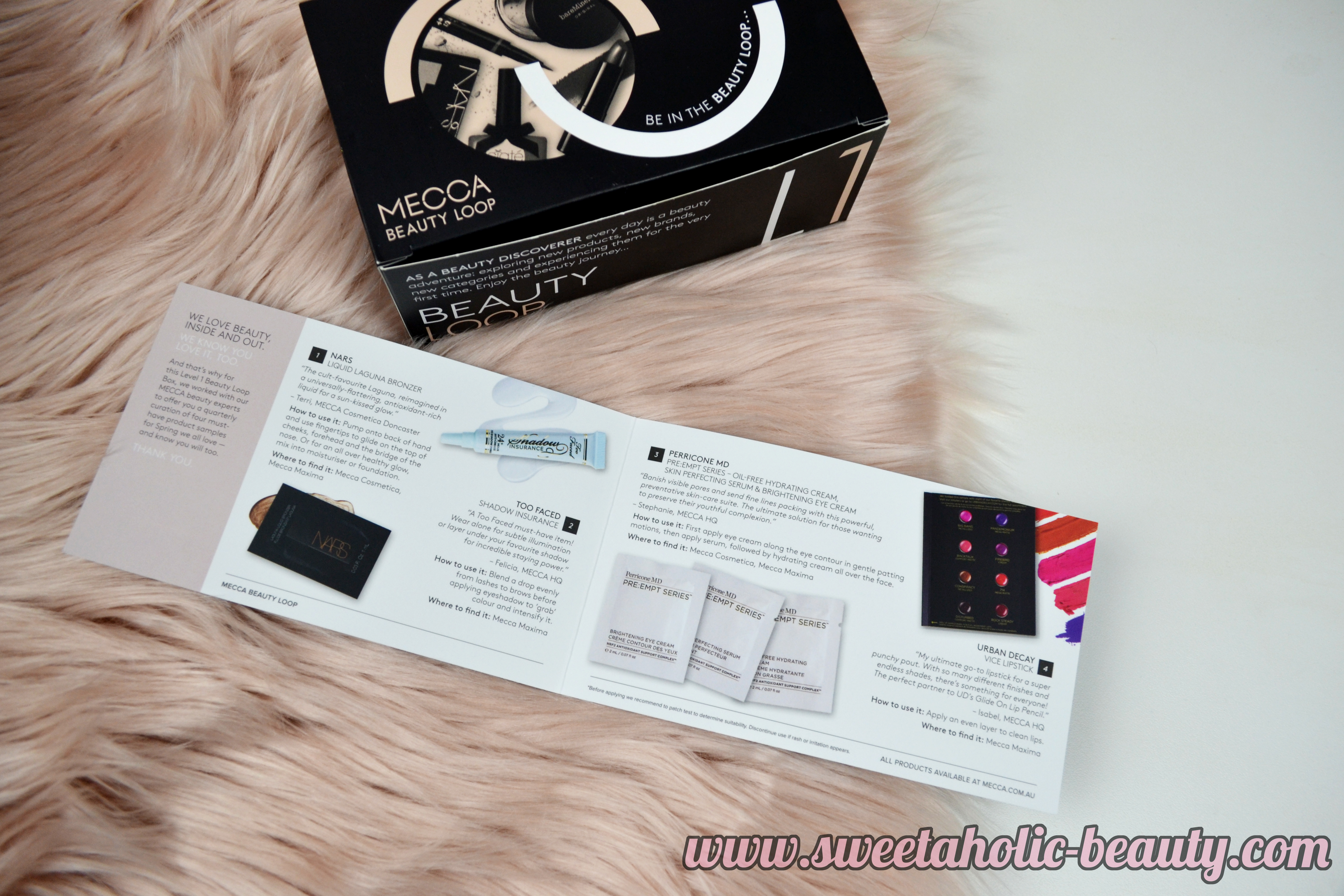 Mecca Beauty Loop Box Level 1 - October 2016 - Sweetaholic Beauty