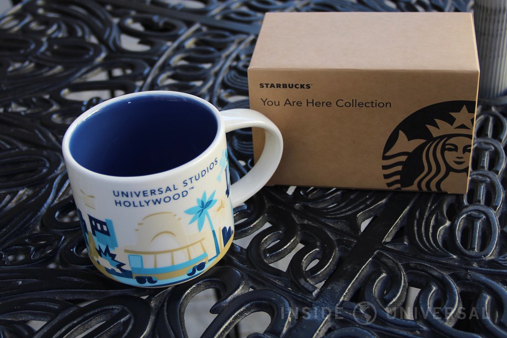 Universal Studios Hollywood-themed "You Are Here" Starbucks mug released
