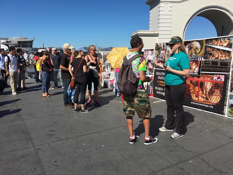 San Francisco, Fisherman's Wharf Leafleting Event – September 24, 2016