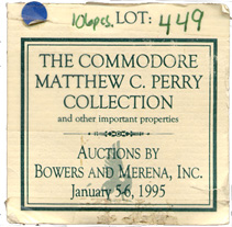 Perry Collection lot 449 envelope