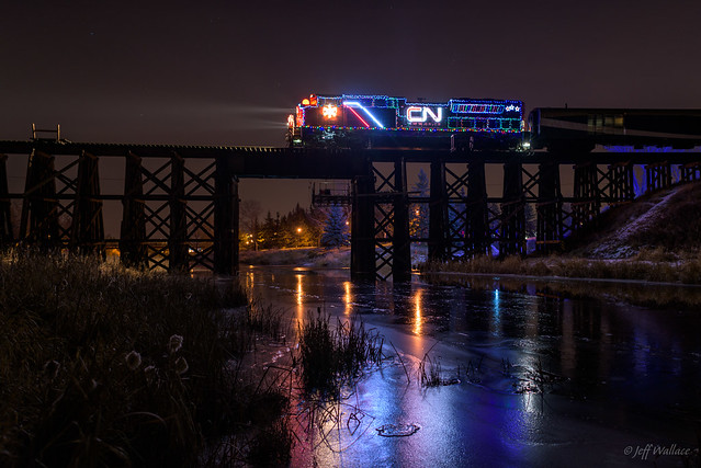 CN Christmas Express, St Albert, Alberta