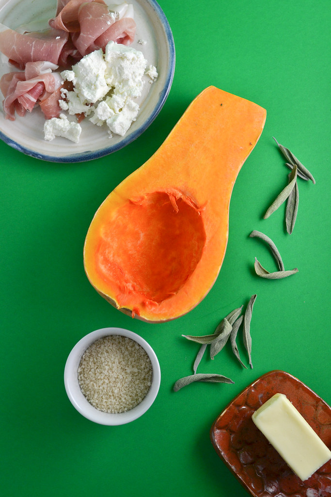 Brown Buttered Squash with Prosciutto and Goat Cheese | Things I Made Today