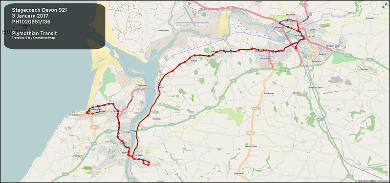 2017 01 03 Stagecoach Devon Route-921 MAP.jpg