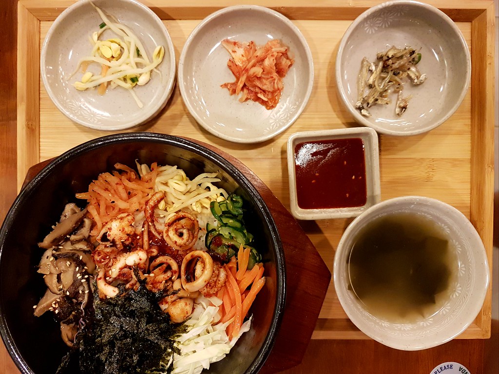 Bibimbap Seafood mixed vege $21.90 @ Oiso Korean Rest 大门 Damen