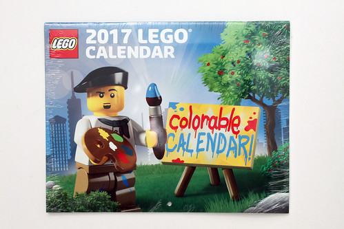 LEGO 2017 Colorable Wall Calendar