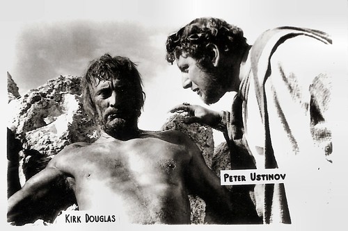 Kirk Douglas and Peter Ustinov in Spartacus (1960)