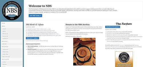 NBS web site home page