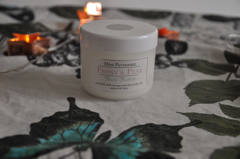 Peony and pear body butter review miss patisserie