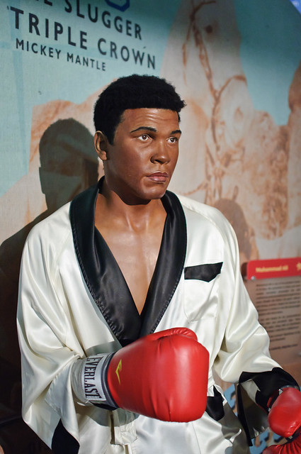 Muhammad Ali at Madame Tussaud's New York
