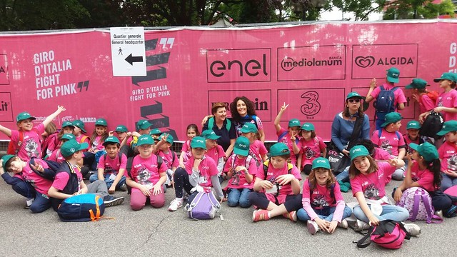 Angelica ed i suoi ragazzi al Giro d’Italia – alla tappa di Asolo