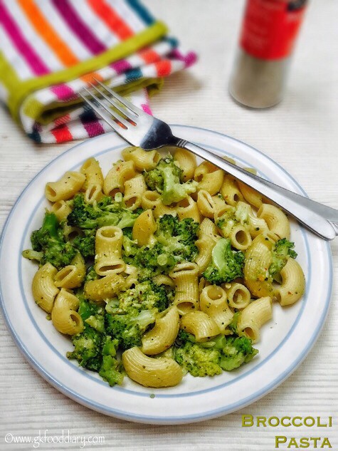 Broccoli Pasta Recipe for Babies, Toddlers and Kids5