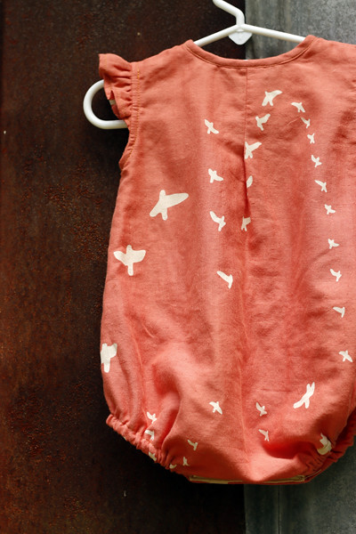 Lullaby Rompers in Birch Organics