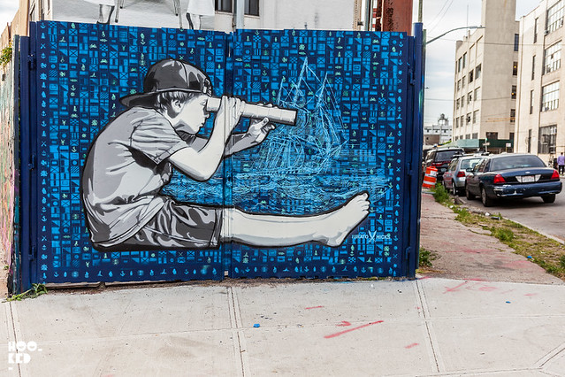 Logan Hicks & Joe Iurato “Seafaring Dream” New York Street Art. Photo ©Hookedblog