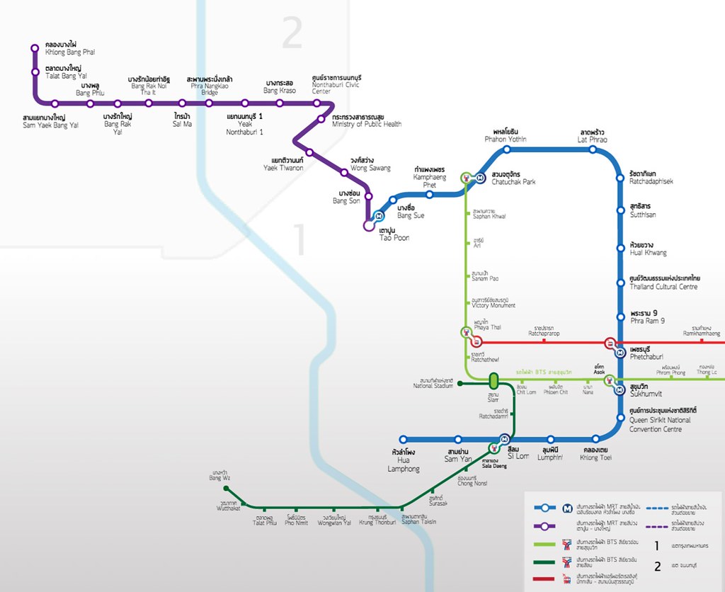 routemap bangkok MRT