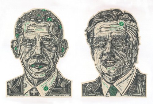 Mark Wagner Money Art Obama