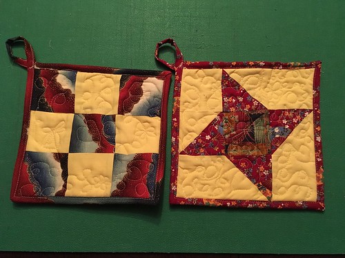 Potholders - front view