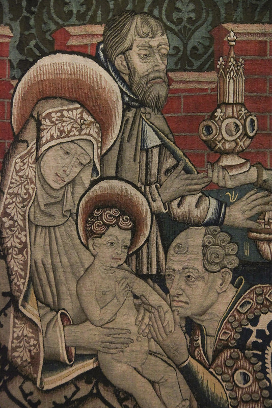 Adoration of the Magi tapestry, Brussels or Tournai, ca 1450-60