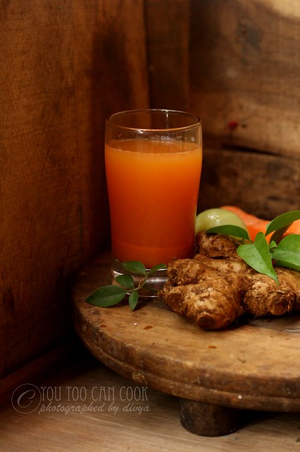 Carrot Gooseberry Ginger Juice 