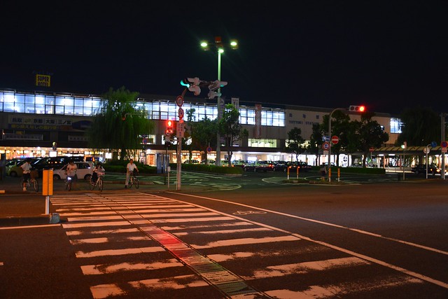 夜の鳥取駅