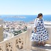 Standing atop the #NotreDamedelaGarde basilica in windy, windy #Marseilles. 💙 #France #Mediterranean #nathytravels #thisviewthough