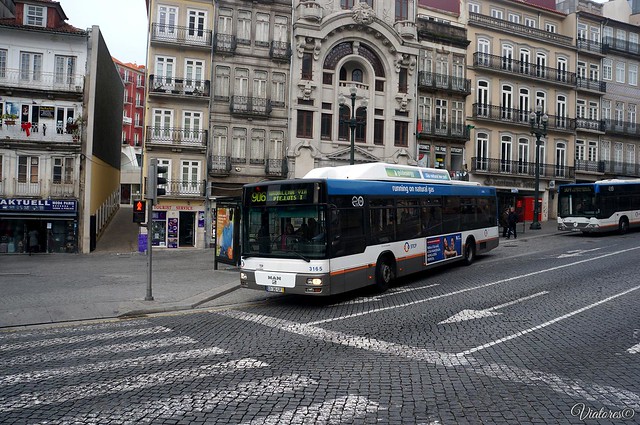 Porto public transport. Bus. Porto. Portugal