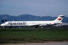 Spanair MD-83 EC-HGA BCN 11/03/2001