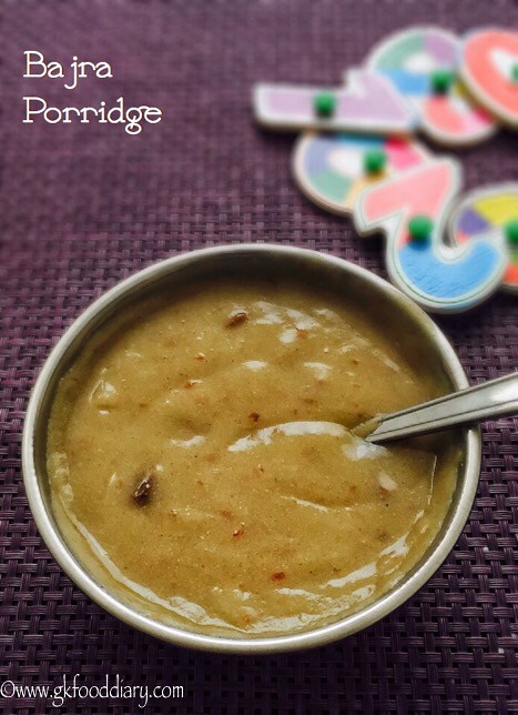 Bajra Porridge Recipe for Babies and Toddlers4