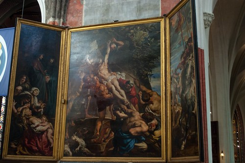 Rubens inside Cathedral of Our Lady