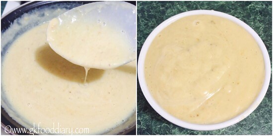 Banana Custard Recipe for Toddlers and Kids - step 5