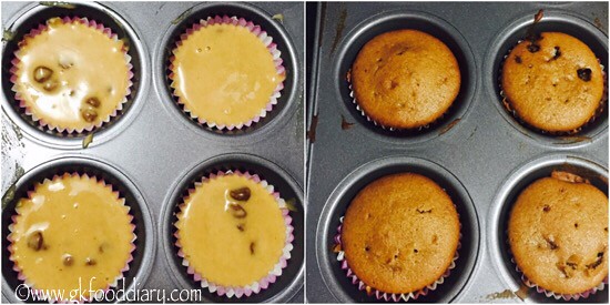 Eggless Whole Wheat Muffins Recipe for Toddlers and Kids - step 6