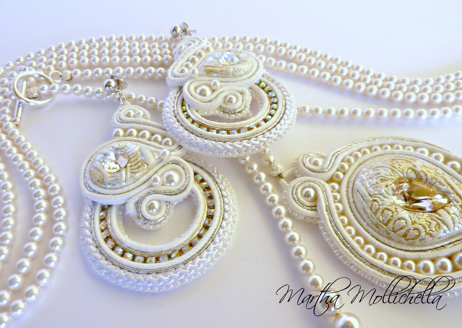 bridal jewelry gioielli sposa personalizzati fatti a mano da Martha Mollichella
