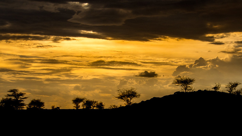 Sunset in Afar region, Ethiopia