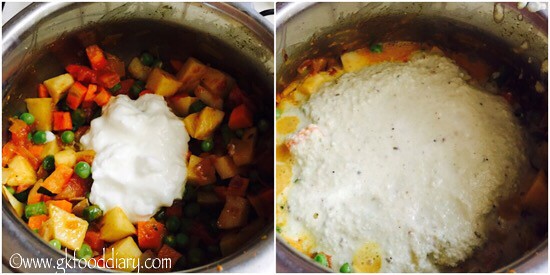 Mixed Vegetables Kurma Recipe for Toddlers and Kids - step 5