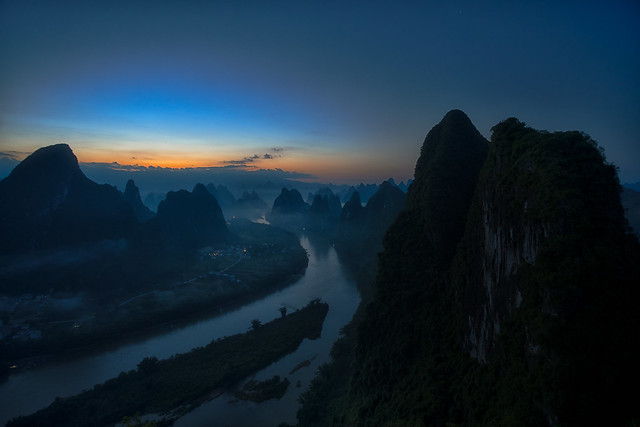 Sunrise on the Li River