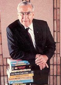 Chet Krause with books