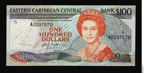 Lot 3359 East Caribbean States d1 100 Dollars