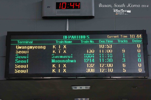 2014 South Korea - Busan KTX Train