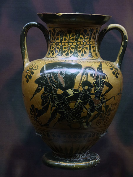 amphore poséïdon 510 BC