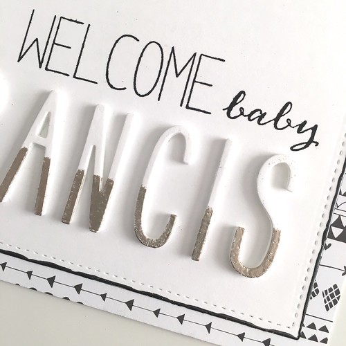 Welcome Baby Francis - Neat & Tangled Journaling Alphas