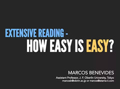 Extensive Reading - How Easy Is Easy? (Marco Benevides)