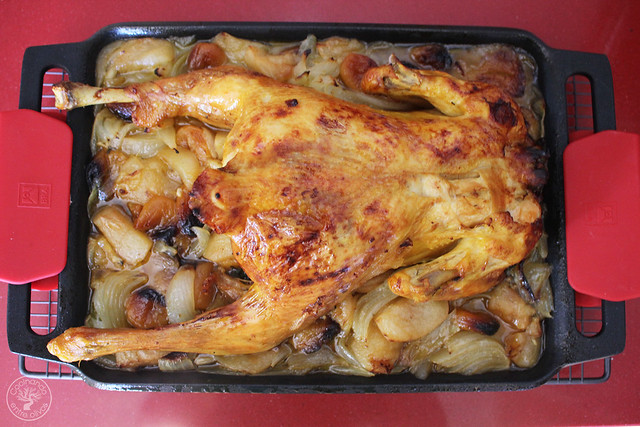 Pollo al horno con manzanas, cebolla, orejones e hidromiel (13)