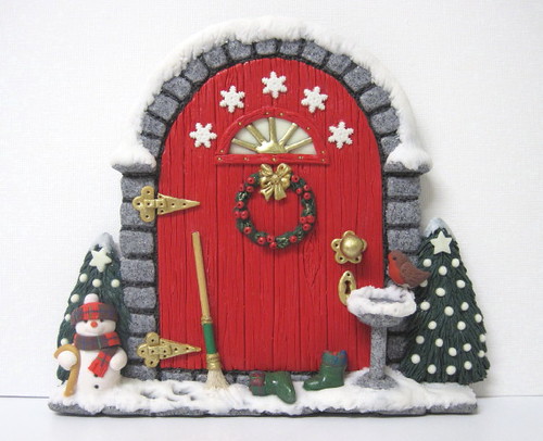 Christmas Fairy Door  Sold!  PatsParaphernalia  Flickr