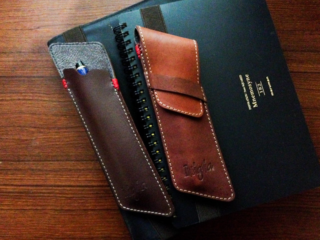 Insignia Leather Pouches
