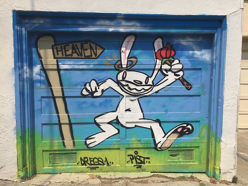 Mural of Max (of Sam and Max, Freelance Police)