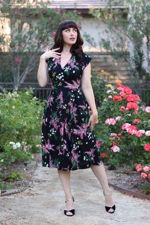 Emily and Fin Flora Dress in Whimsical Blooms Print