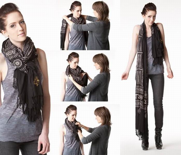 Стильные идеи: носим шарф красиво - ПоЗиТиФфЧиК - сайт позитивного настроения!