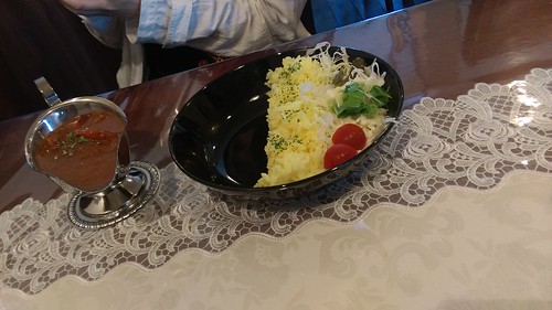 小樽アバンティ、ダムカレー、野菜+ウィンナー