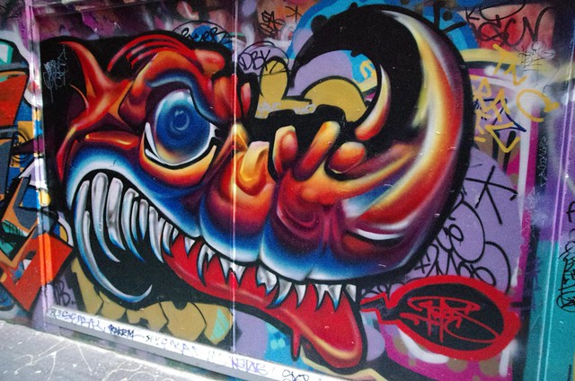 "Here Be Dragons" - Melbourne Street Art